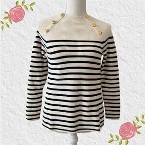 Talbots Striped Pullover Sweater